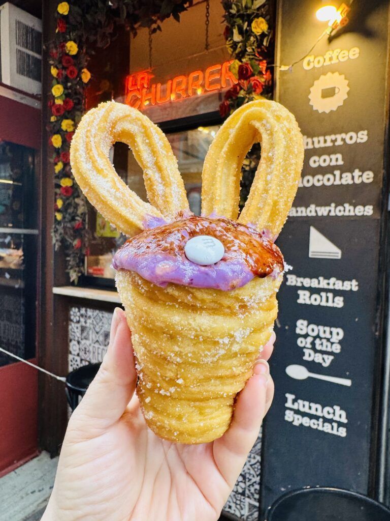 special bunny churro treat of la churreria