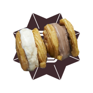 3 CHURRO ICE CREAM SANDWICH