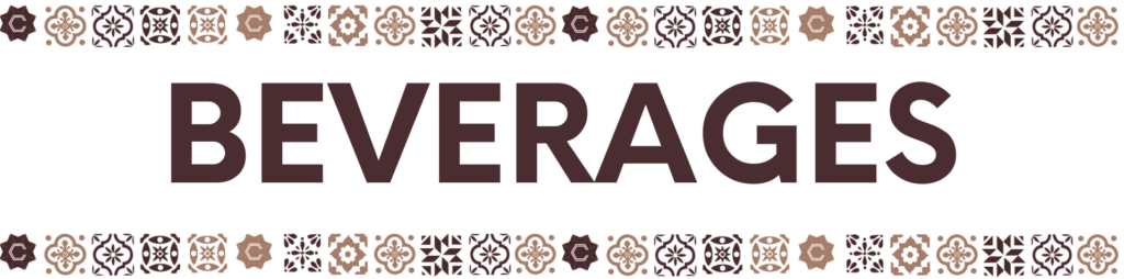 4 Beverages title with decoration