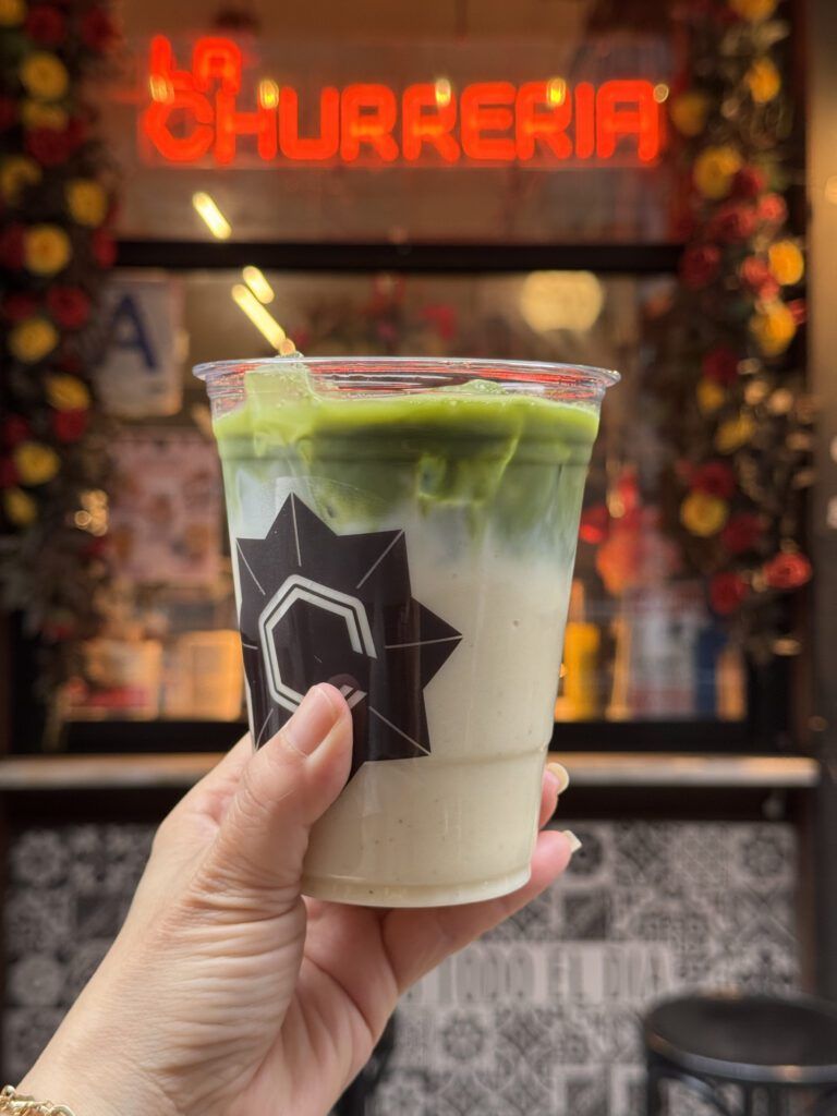 Matcha banana tea