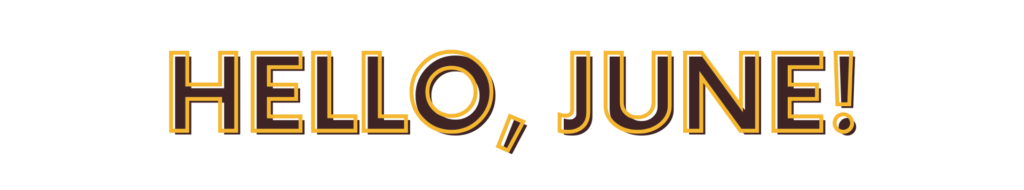 Tittle picture Tittle picture that says Hola, June!