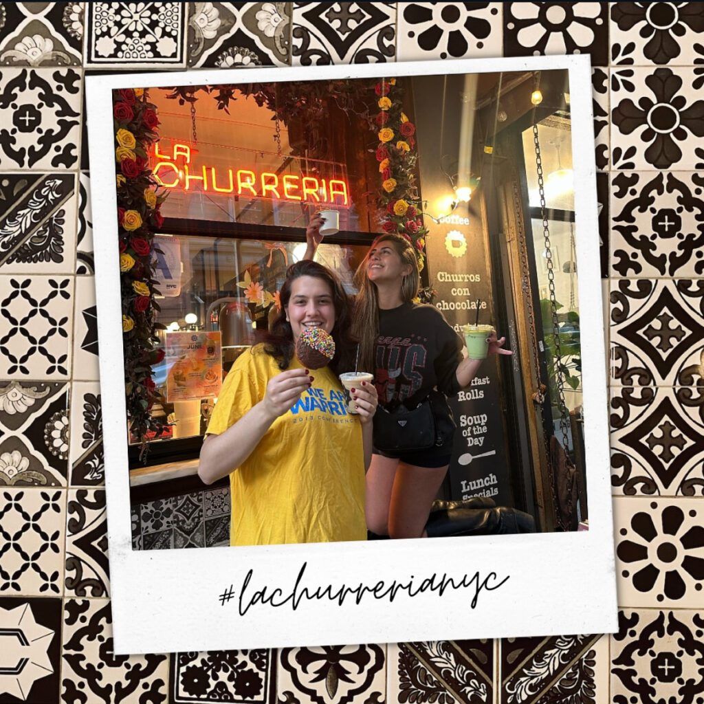 la churreria guests enjoying the best treats of new york city
