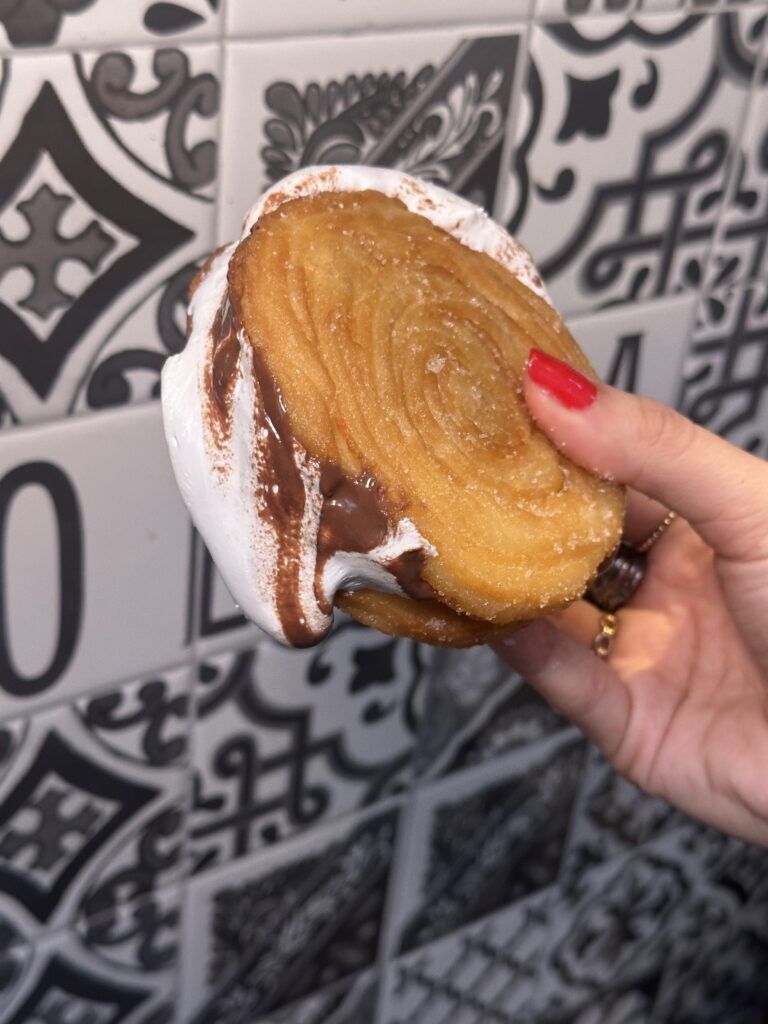churro with icecream