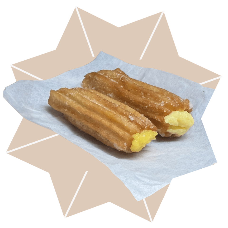 Visual highlight of September’s churro special Special food item