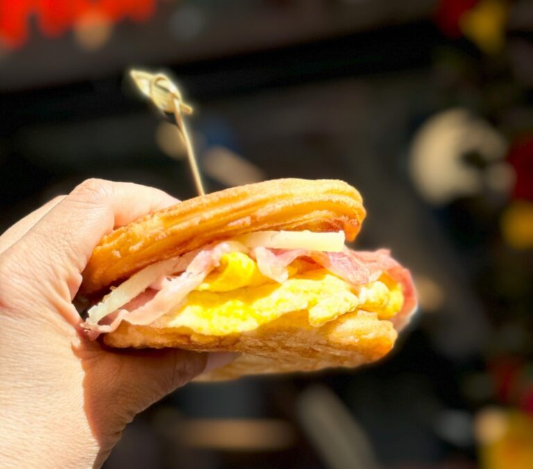 churro sandwich omelette