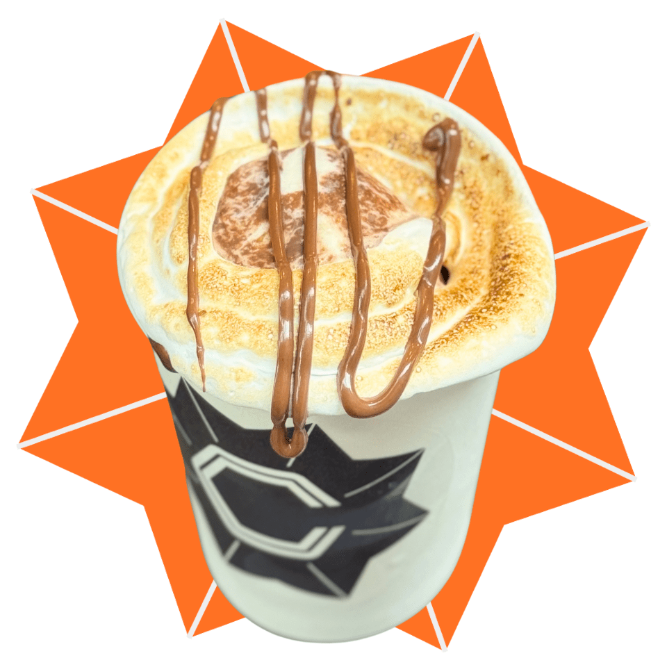 Visual highlight of September’s churro special halloween special coffee