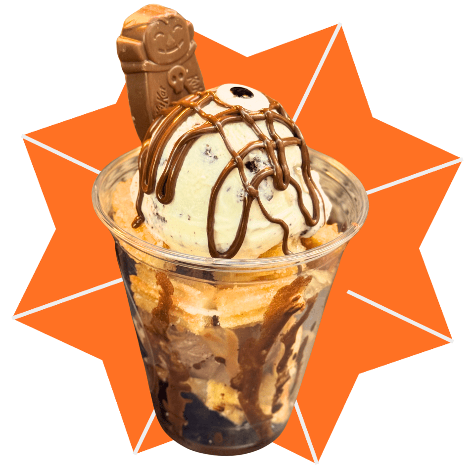 Visual highlight of September’s churro special halloween special treats